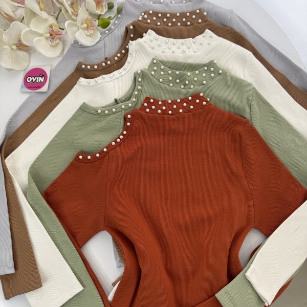 کراپ تاپ مرواریدی رزیتا🎀🌻🧸