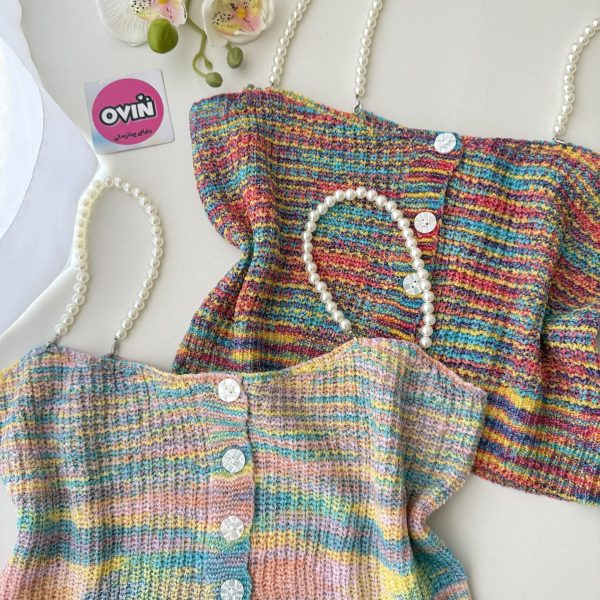 بافت مرواریدی ابرنگی🫧🦋🌸