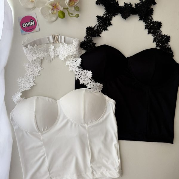 کراپ دانتل باربی🌸🥂🩵