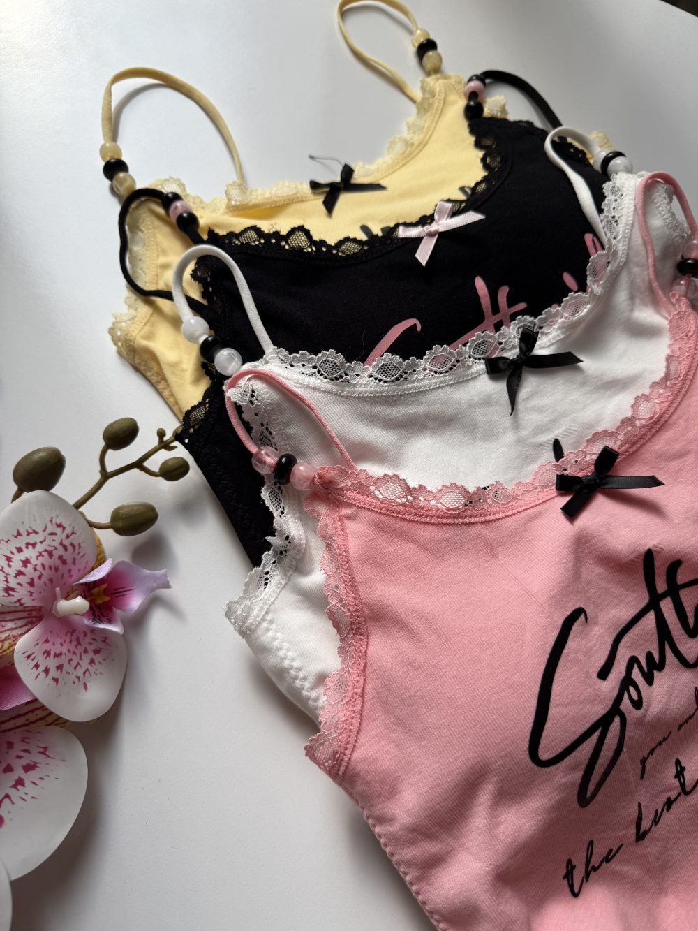 کراپ پاپیونی مرواریدی 🎀👩🏻🦰🪞✨ - تصویر 4