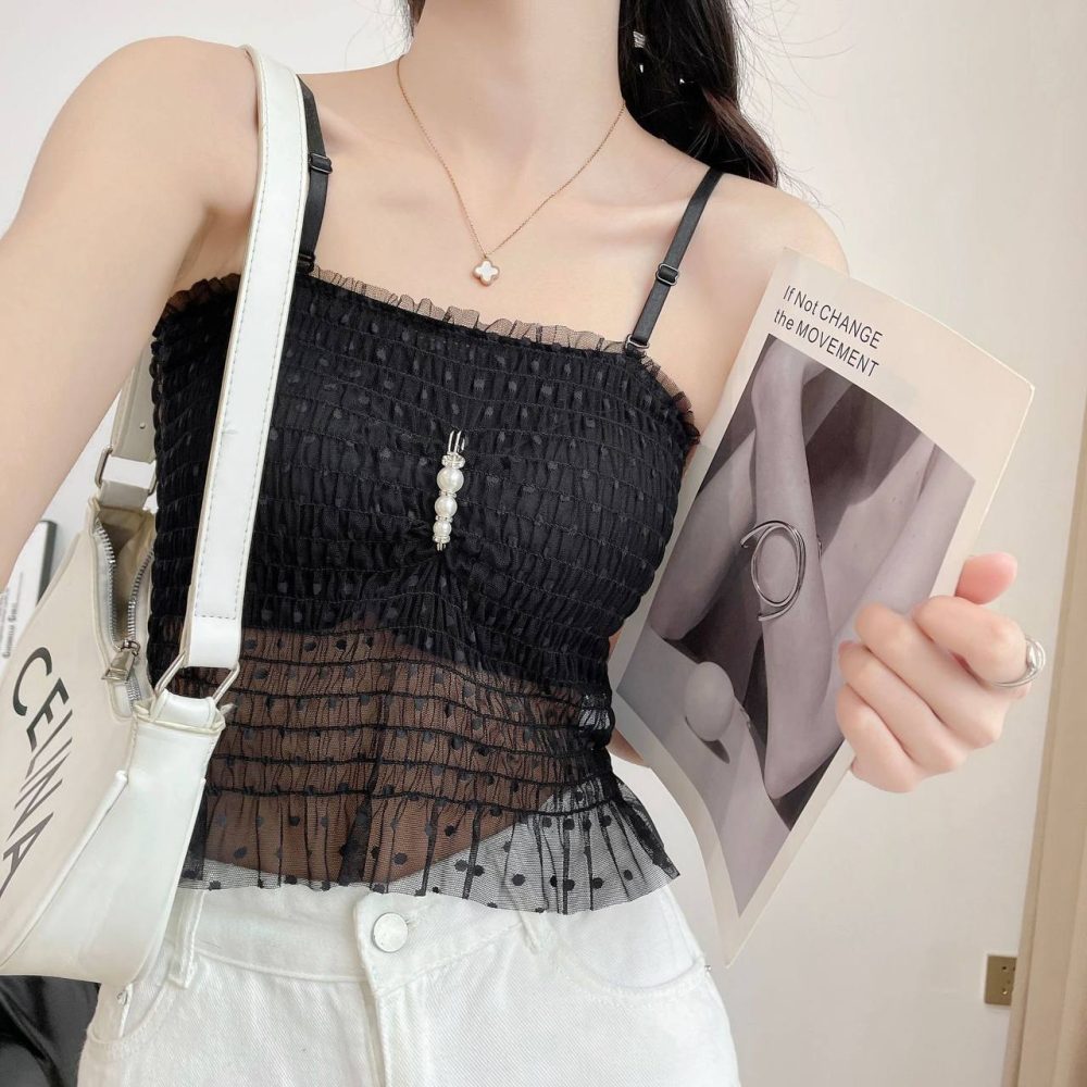 کراپ برفی مرواریدی 👩🏻🦳🎀❄️✨ - تصویر 7