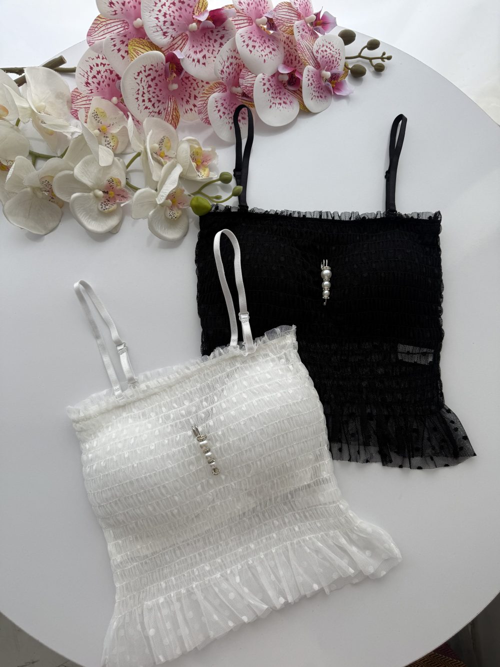 کراپ برفی مرواریدی 👩🏻🦳🎀❄️✨ - تصویر 4