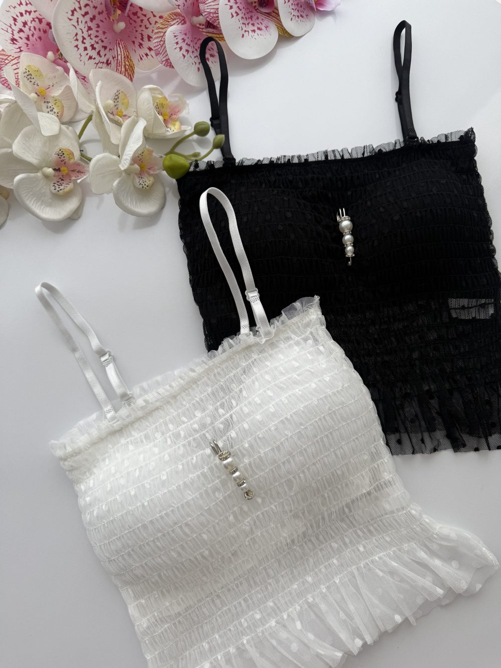 کراپ برفی مرواریدی 👩🏻🦳🎀❄️✨ - تصویر 3