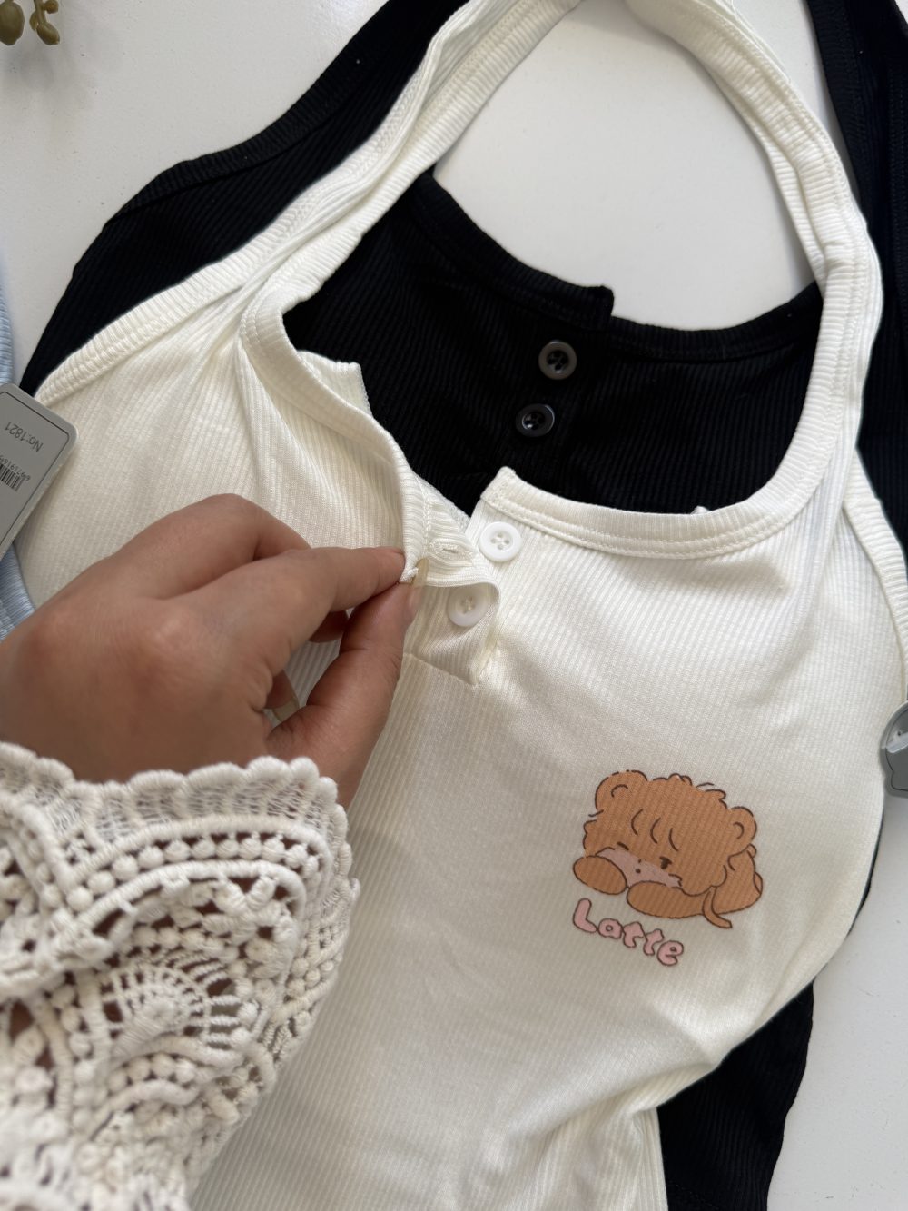 کراپ گردنی تدی 🦋🧸🍒 - تصویر 4